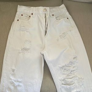White Ripped Jeans